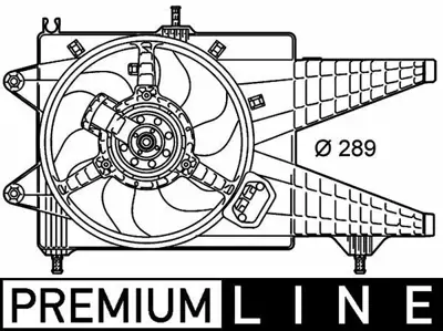 BEHR MAHLE CFF 156 000P Radiator/Condenser Fan Fıat Punto Fl03 1.3 Jtd 51760613