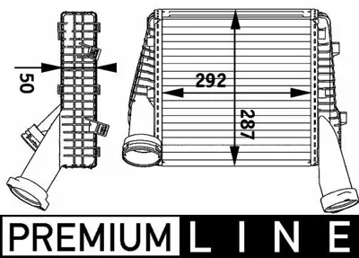 BEHR MAHLE CI 141 000P 8ml376729-561 Turbo Radyatörü Intercooler Vw Touareg 2.5 R5 Tdı 03-10 3.0 V6 Tdı 10 Q7 3.0td I 07 28 7L6145803F, 95511063911