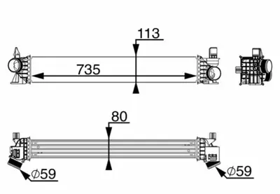BEHR MAHLE CI 217 000P Turbo Radyatoru Ducato 2,3 14> 1382428080