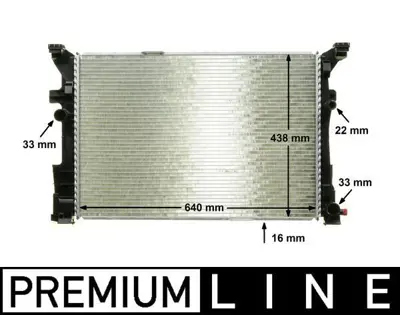 BEHR MAHLE CR 2169 000P Motor Su Radyatoru X156 13> W176 12>18 W246 11>18 C117 13>19 214105DD0A