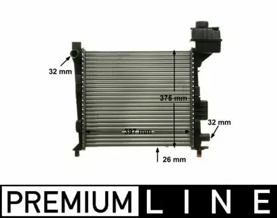 BEHR MAHLE CR 322 000P Motor Su Radyatoru A-Class W168 97>04 A1685000002