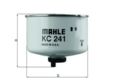 BEHR MAHLE KC241D Yakıt Filitresi (276dt 306dt 368dt) Dıscovery 3 L319 04>09 Dıscovery 4 L319 09>18 Range Rover 3 L322  LR009705