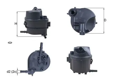 BEHR MAHLE KL777D Mazot Fıltre Kutusu P107 P206 P207 P307 C1 C2 C3 Nemo Bıpper Dv4td (1,4hdı 8v) Fıesta Fusıon 1,4tdcı 1148119