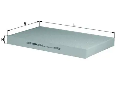 BEHR MAHLE LA46 Polen Filitresi Audı A100 A6 88>11 4B0819439, 4A0091800, 4A0819439, 4A0819430A, 4B091800, 4A0819439A, 4B0091800, 4B0819439A, 4B0819439C, 8E0819439C