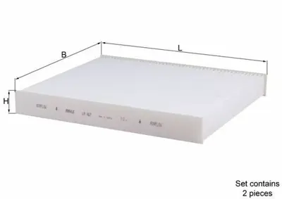 BEHR MAHLE LA 467/S Polen Filitresi 9272641