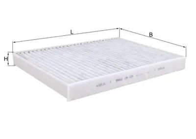 BEHR MAHLE LAK 1294 Polen Filtresi Karbonlu Cabin Air Filter Element With Activated Carbon 8W0819439A