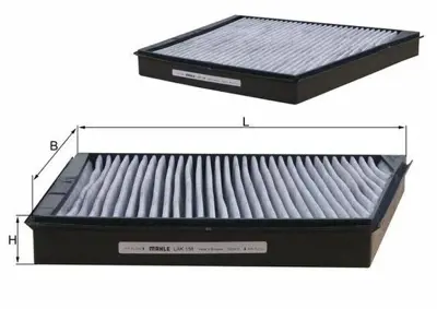 BEHR MAHLE LAK156 Polen Filitresi (Karbonlu) C219 04>10 W211 02>08 S211 03>09 A2118300018