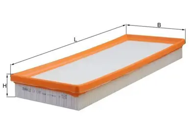 BEHR MAHLE LX1249 Hava Filtresi Jaguar X Type (X400) 2.1 V6 02 09> 1X439601AA, 1X439601AB, C2S11215, C2S51377, LX1249