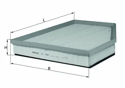 BEHR MAHLE LX1261 Hava Filitresi Bmw E60 N47 N57 13717793647