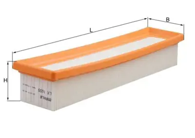 BEHR MAHLE LX1655 Hava Filitresi Clıo Iıı Modus Twıngo 07> 1,2 16v 165461599R