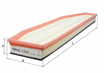 BEHR MAHLE LX2067 Hava Filitresi Bmw  X3 E83 N47 13713428558