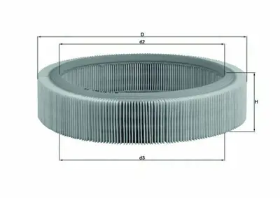 BEHR MAHLE LX317 Hava Filitresi R9 R19 Clıo Enj, 1444K2