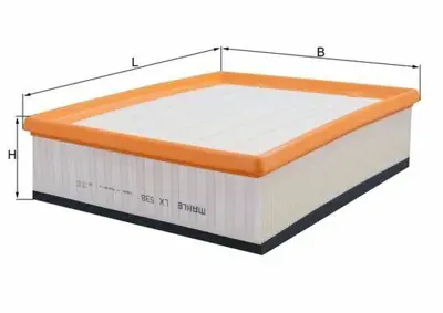 BEHR MAHLE LX538 Hava Filitresi Transporter T4 Aab Aac Abl Acu Acv Aja Ajt 1,9td - 2,0 - 2,4d - 2,5tdı 90>03 Sungerlı 74129620
