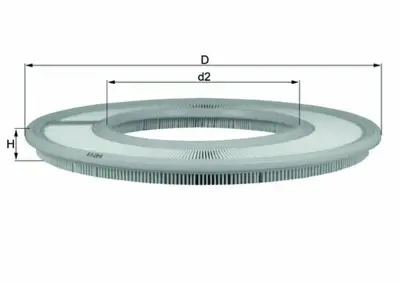 BEHR MAHLE LX66 Hava Filitresi W123 80>85 S123 80>85 W124 85>90 S124 85>89 20941602