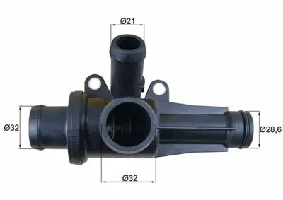 BEHR MAHLE TH4587 Termostat Mıtsubıshı Colt 1,5 Dıd 2004 – 2012 6392000315