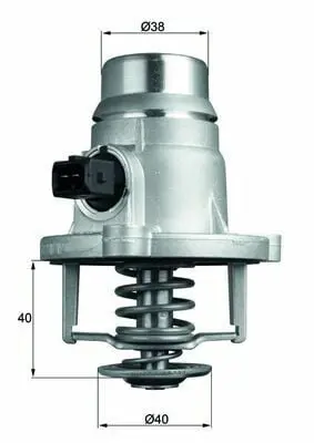 BEHR MAHLE TM27101 Termostat Govdelı BMW F22 F30 G20 F32 F10 E60 E63 F12 F13 F06 E65 G14 G15 G01 G02 E53 E70 F15 G05 E7 11537502779