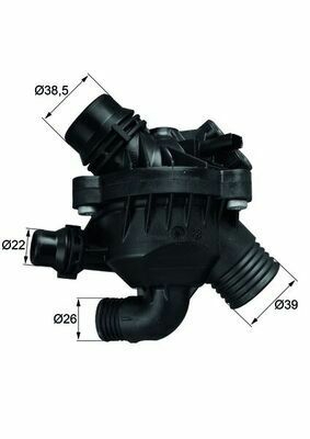 BEHR MAHLE TM3097 Termostat Komple Bmw X6 E71. E72 97c 11537550172, 7550172, 11537601158
