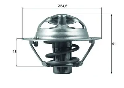 BEHR MAHLE TX 162 82D Termostat H4m Dokker Duster Lodgy 1N1915171, 21200ED00A, 21200ET01A, 7701068770, MQ701063