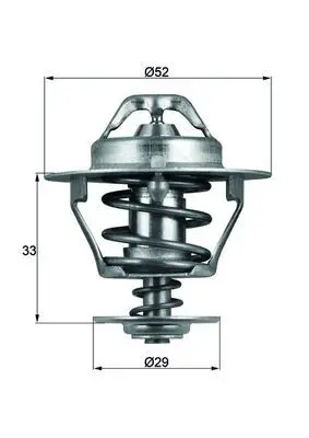 BEHR MAHLE TX7788D Termostat (88°) Hılux 2,4 1992> Hıace 1990> 1634054010