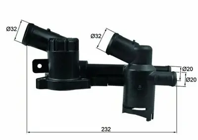 BEHR MAHLE TH 52 Termostat Muhafaza Conta Ve Sicaklik Salteri Ile Caddy Golf Vi Jetta Polo A1 A3 Altea Ibiza Leon Toledo Fabia Octavia Rapid Roomster Yeti 1.2tfsi Tsi Cbza Cbzb Cbzc 03F121111A