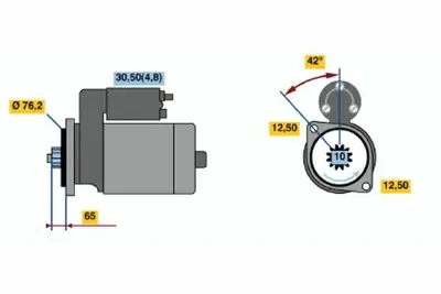 BOSCH 0001122402 Mars Dınamosu 02M911023S