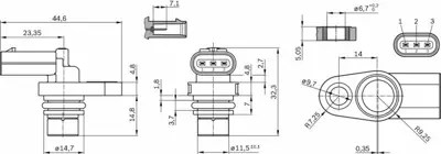 BOSCH 0232103099 Eksantrik Mılı Konum Sensoru A-Class W176 12>18 B-Class W246 11>18 2709050000