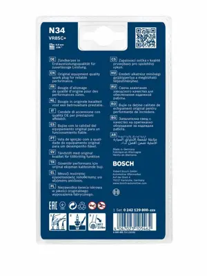BOSCH 0242129800 (Takım) Ateşleme Bujısı P206 P307 P207 P1007 C2 C3 C3 Iı C4 Et3j4 (1,4 16v) Clıo Iıı Iv Logan Iı Sandero Iı Bd4 1.0 8200030765
