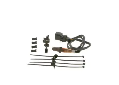 BOSCH 0258007355 Oksıjen Sensoru Lambda Sondası (5 Kutuplu 780mm) Golf V Caddy Iıı A2 Fabıa Octavıa 0008 1K0998262G