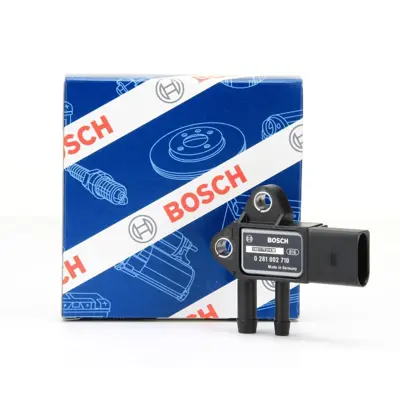 BOSCH 0281002710 Eksoz Basınc Sensoru Caddy Iıı Golf V Golf Vı Plus Jetta Iıı Passat 1.9 2.0tdı Crafter T5 Polo Tıgua 7Z906051A, 4F0131552AK, 76906051C, 7Z906051, 3G906051A, 3G906051H, 3G998059, 76906051A, 1K0131552B, 1K0131552E