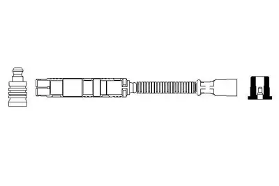 BOSCH 0356912948 Bujı Kablosu W202 9700 W203 0007 W210 9602 W220 9805 W163 9802 A1121500118