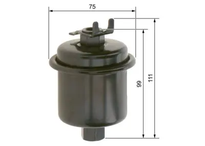 BOSCH 0450905916 Benzin Filtresi Megane Laguna Duster Sandero Logan Solenza 1.4 - 1.6 - 16010S01A30