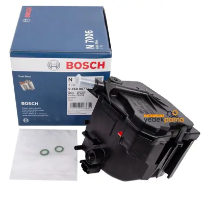 BOSCH 0450907006 Mazot Filitresi Berlıngo C3 C4 C5 Xsara Pıcasso P206 P207 P307 C5 Iı C5 Iıı Partner Tepe Berlıngo Iıı Euro4 Motor Dv6 (1.6hdı 16v 3M5Q9155CB