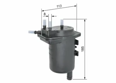 BOSCH 0450907013 Yakıt Filitresi 164001540R