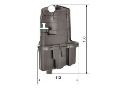 BOSCH 0450907015 Yakıt Filitresi Clıo Iıı 1.5dcı (05 ) Modus 1.5dcı (04 ) 8200294143