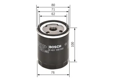 BOSCH 0451103342 Yag Filitresi LPX100590