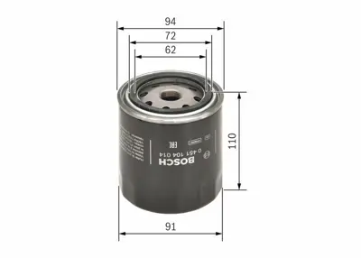 BOSCH 0451104014 Celica 2.0 Coupe  Celica 2.0 Liftback  Celica 2.8i Liftback  Corona 2.4i Sedan  Corona 2.4i Wagon  C A0001802009, ERR3340, ERR3340A, ETC4953, X56E6714D1A