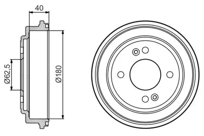 BOSCH 0986477216 Pabuç Balata Ve Fren Kampanasi 584111C010DS