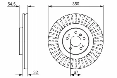 BOSCH 0986479329 Fren Dıskı On X164 06>12 W164 05>11 W251 05>14 1644210512