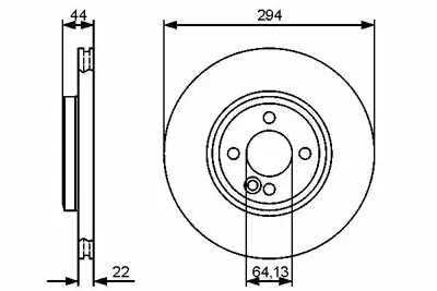 BOSCH 0986479438 Ön Fren Aynası Mini Cooper-One-Cooper S- One D- Works- Cabrıolet Cooper- (2 Ad) 34116858652