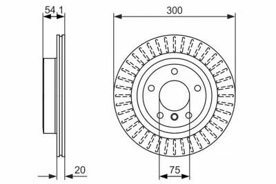 BOSCH 0986479775 Fren Disk Bmw Z4 Arka 2011 2018 34216782605, 6782605
