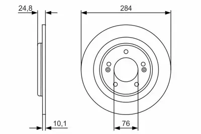 BOSCH 0986479A13 Fren Dıskı 584113Z100