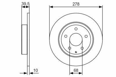 BOSCH 0986479C22 Fren Dıskı Arka GHT226251