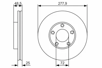 BOSCH 0986479R83 Fren Dıskı Ön C24Y3325XD, C24Y3325XB, C24Y3325XC9A, C24Y3325XE, C24Y3325XC, BP4Y3325XA, BP4Y3325XB, BP4Y3325XC, BP4Y3325XD, C243325XC