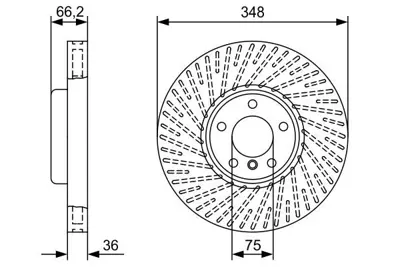 BOSCH 0986479W19 Fren Diski (2 Ad) 34116785669