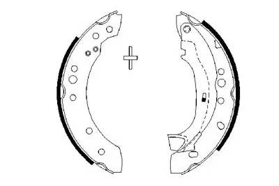 BOSCH 0986487664 Arka Fren Balatası (Pabuclu) P1007 1.4 1.4hdı 04 - 05>c2 1.1 1.4 1.4hdı 09 - 03>c3 C3 Iı C3 Plurıel  4241L0