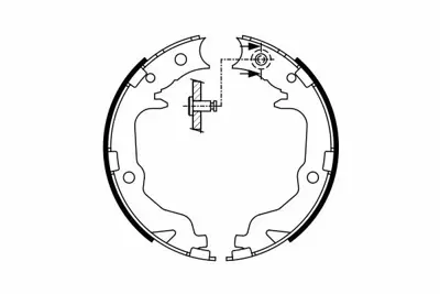 BOSCH 0986487766 El Fren Balatası 1606295280, K05191215AA, K05191215AB, MN4800A022, MN4800A041, 4800A002, 4800A022, 4800A041, 5191215AA, 5191215AB