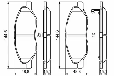 BOSCH 0986494867 Dısk Balata AY040NS142