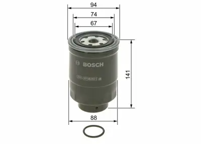 BOSCH 09864B2019 Mazot Filitresi Vanetta Cargo 91 94 Pıckup Td25 D21 164005M300