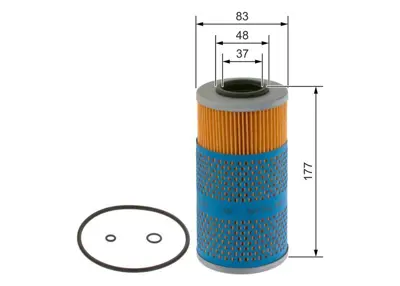 BOSCH 0986TF0248 Yag Filitresi W202 93>00 W210 95>99 W124 93>95 Vıto 638 97>03 Sprınter 96>06 Man Tgl 12.180 D0834 05> 6061800009ME