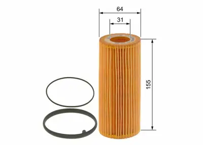 BOSCH 1457429268 Yag Filitresi Touareg 10> - A4 A5 A6 A8 Q5 08> Q7 10> - Cayenne 10> Panamera 11> 6E115466